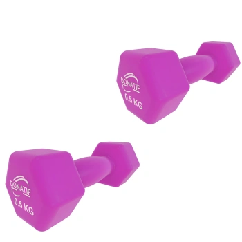 Paire d’haltères en vinyle 0,5 kg - AMAZON