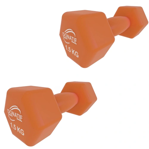 Paire d’haltères en vinyle 1,5 kg - AMAZON
