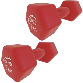 Paire d’haltères en vinyle 2 kg - AMAZON