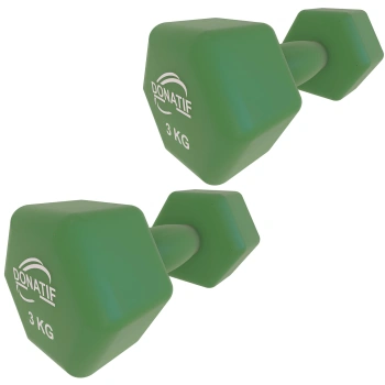 Paire d’haltères en vinyle 3 kg - AMAZON