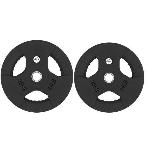 20 Kg Rubberized Disc - Hole 50 mm - Set - AMAZON