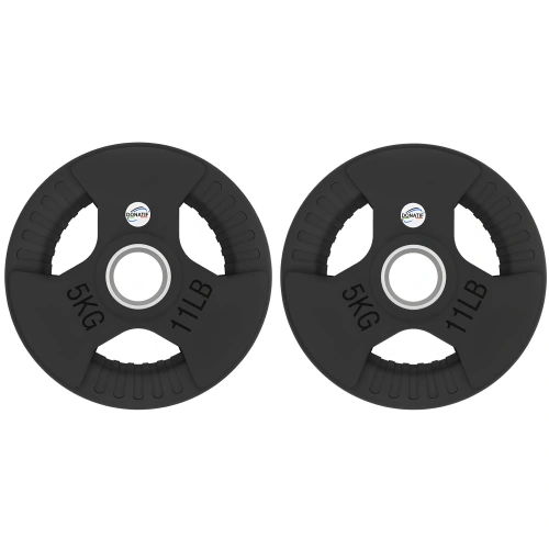 5 Kg Rubberized Disc - Hole 50 mm - Set - AMAZON