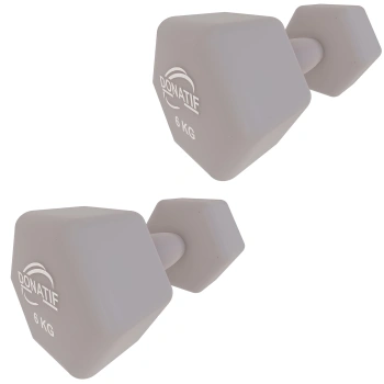 Mancuerna de vinilo de 6 kg - Juego - AMAZON