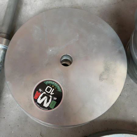 Kit Bilanciere, Manubri e 135 Kg di Dischi | Seconda Mano - Visuale Disco 10 Kg