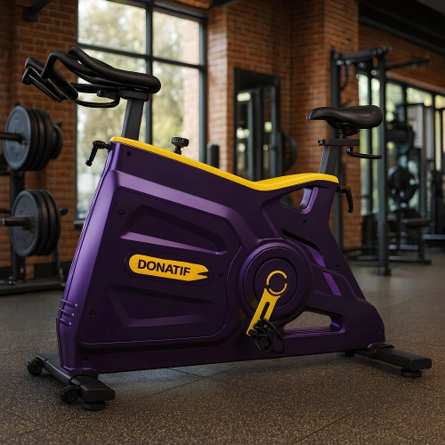 Bicicleta de spinning ajustable - SB45 | Semiprofesional - Vista completa de la sala