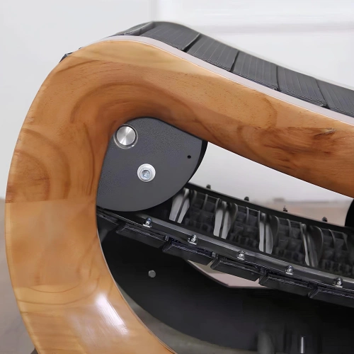 Cinta de correr curva de madera - TRC40 | Profesional - Vista en primer plano del cinturón