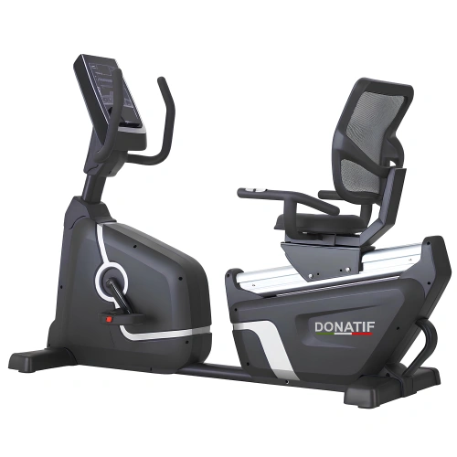 Bicicleta estática reclinada con monitor - CT10 | Profesional - Vista lateral izquierda
