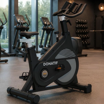 Bici da Spinning con Volano da 16 Kg - SB80 | Professionale - Visuale dal Lato Destro 2