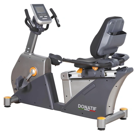 Recumbent Exercise Bike with Display - CT40 | Professional - Left Side View