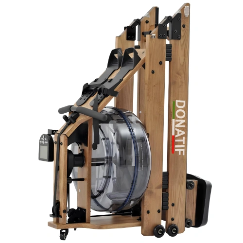 Rameur à eau en bois pliable VG20 | Professionnel - Vue latérale gauche