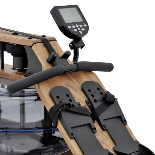Foldable Wooden Water Rowing Machine VG20 | Professional - Monitor View
