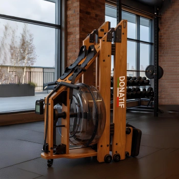 Foldable Wooden Water Rowing Machine VG20 | Professional - Left Side View 2