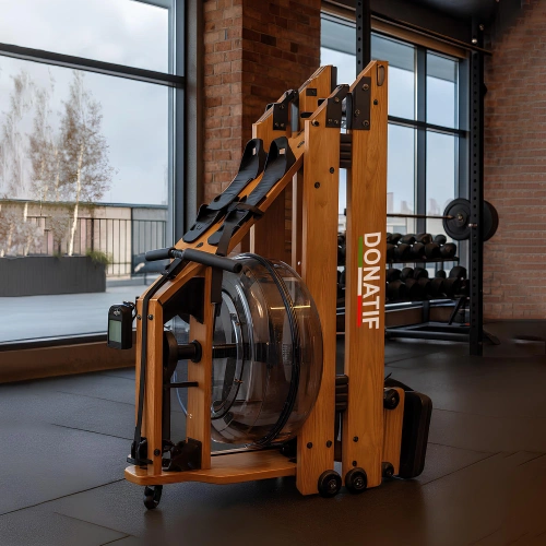 Foldable Wooden Water Rowing Machine VG20 | Professional - Full Room View