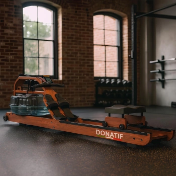Oak Wood Water Rowing Machine - VG30 | Professional - Right Side View 2
