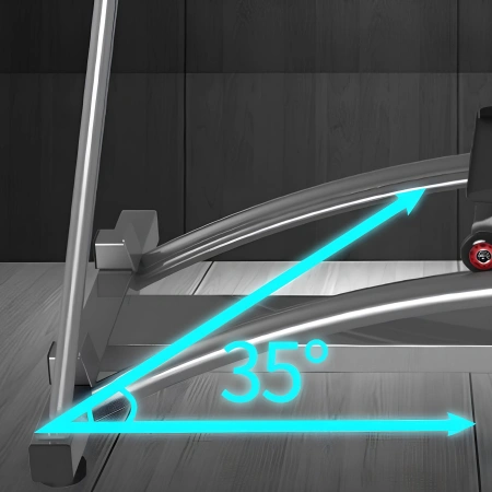Pro Ski-Simulator Machines & Training - CF10 | Professional - Detail of the Structure with 35° Inclination
