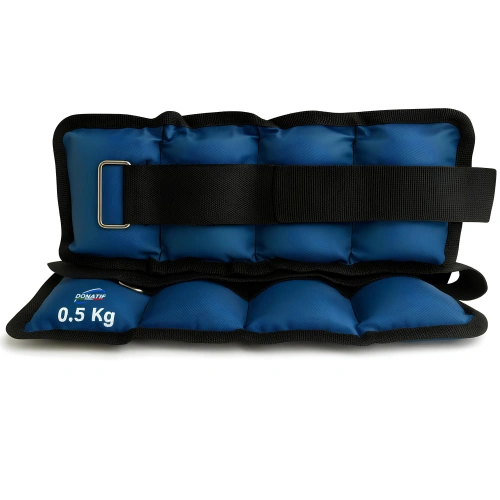 Paar Fußkettchen – Handgelenkschützer 0,5 kg | Velcro-Gewichte – Vollansicht