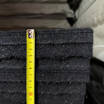 Rubberized Floor - 1x1 mt - 2 cm | Fine grain non-slip - full view 2