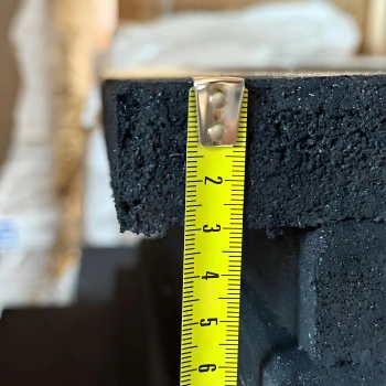 Rubberized Floor - 1x1 mt - 3 cm | Fine grain non-slip - full view 2