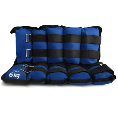 Pair de bracelets - 6 kg Protège-poignets | Poids en velcro - Vue complète