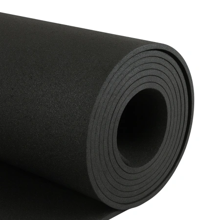 Rollo de alfombra de goma - 1 cm | Suelo del gimnasio - Vista cercana