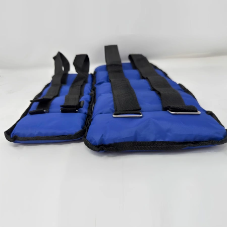 Paar Fußkettchen – Handgelenkschützer 1,5 kg | Velcro-Gewichte – Vollansicht Zwei Gewichte