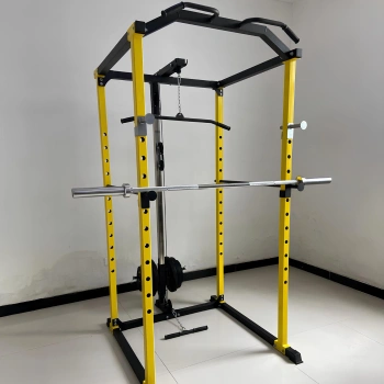 Multifunction Cage Rack - Lat Machine and Low Pulley - Structure View 2