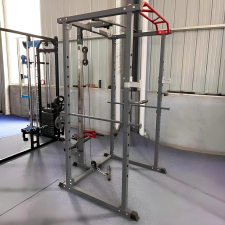 Rack multifunción Power Cage - Powerlifting - Vista cercana