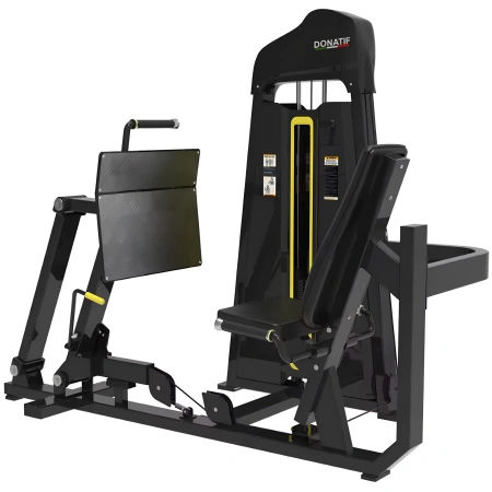 Presse assise à jambes - FMT | Pack de poids inclus | Personnalisé - Vue à droite