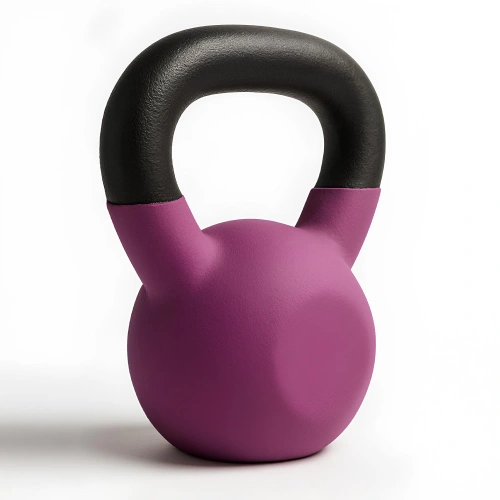 2 kg neopren beschichtete Kettlebell – Funktionale Übungen – Rückansicht