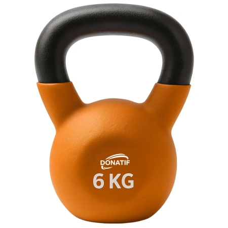 Kettlebell in Neoprene da 6 Kg - Esercizi Funzionali