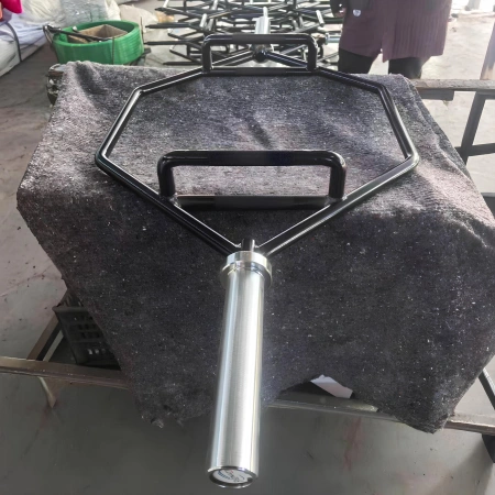 Barre hexagonale olympique - 50 mm | Charge maximale 400 kg - vue totale