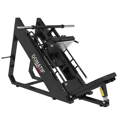 Geneigte Beinpresse | Hack Squat | Combo | Berufliche | Fitnessstudio – Vollständiger Blick auf die Geräte