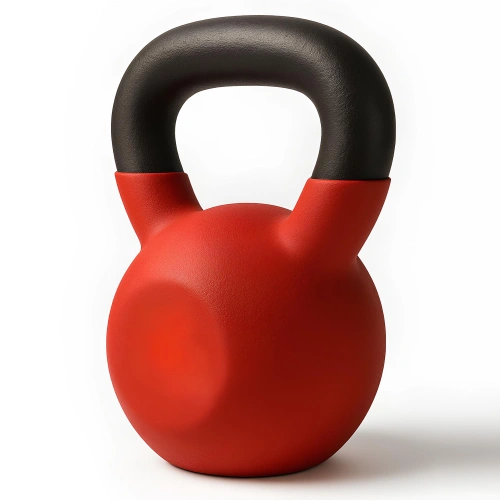 16 kg neopren beschichtete Kettlebell – Funktionale Übungen – Nahaufnahme von der Seite des Produkts