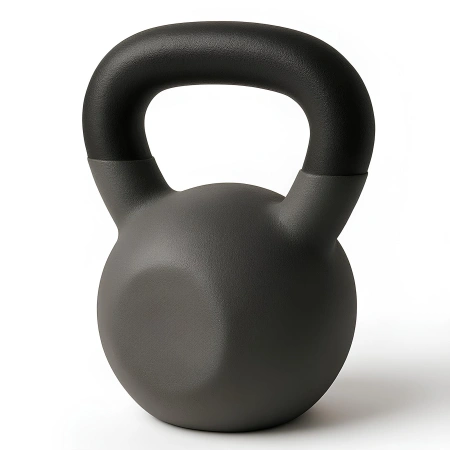 Kettlebell enrobé de néoprène de 20 kg - Exercices fonctionnels - Vue rapprochée du produit