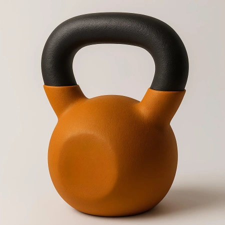 22 kg neopren beschichtete Kettlebell – Funktionale Übungen – Nahaufnahme von der Seite des Produkts