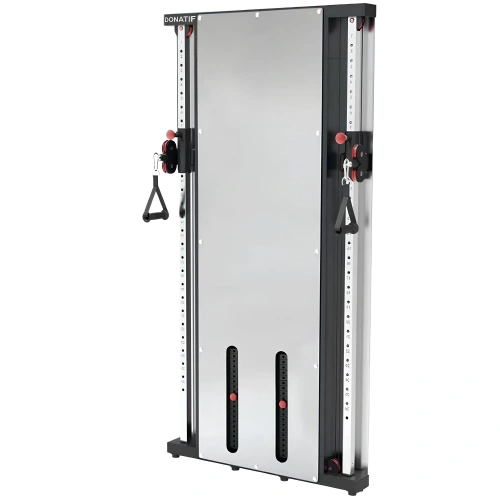 Doble polierculina montada en pared con cables cruzados - FMT - Vista completa