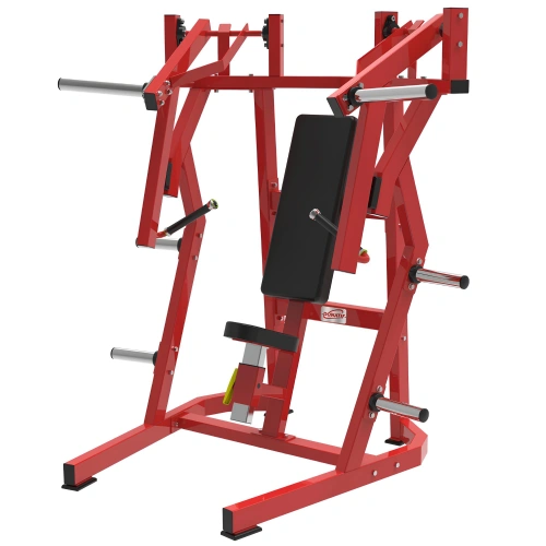 Prensa torácica con declive lateral - RFA | Entrenamiento funcional - Gimnasio - Vista completa del equipamiento