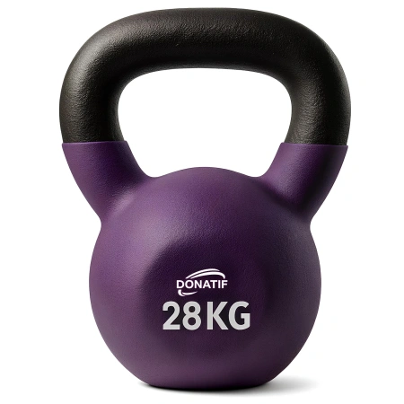 Kettlebell in Neoprene da 28 Kg - Esercizi Funzionali