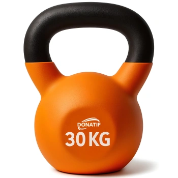 30 Kg Neoprene Coated Kettlebell - Functional Exercises - Full Product View