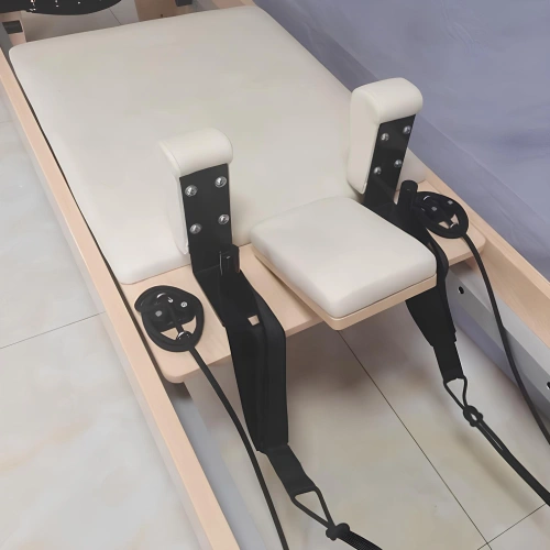 Buchenholz-Pilates-Reformer - PM17 | Profi – Nahaufnahme