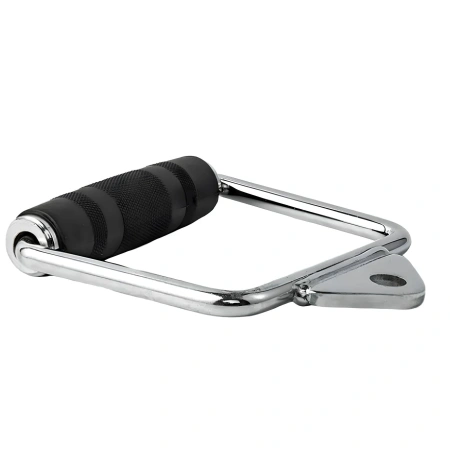 Maniglia Singola Pulley in Acciaio Zigrinato - Palestra