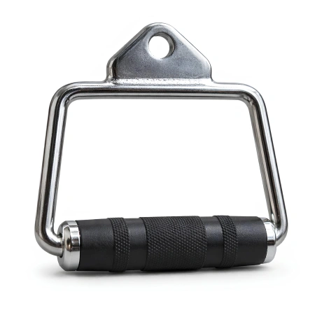 Maniglia Singola Pulley in Acciaio Zigrinato - Palestra