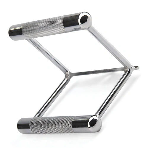 Narrow Bar for Steel Lat Machine and Pulley - Gym - Rear View