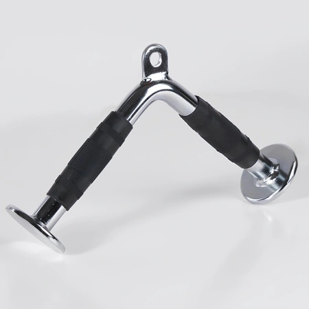 Trizepsstange mit V-Griff – Kabelmaschinen – Seitenansicht