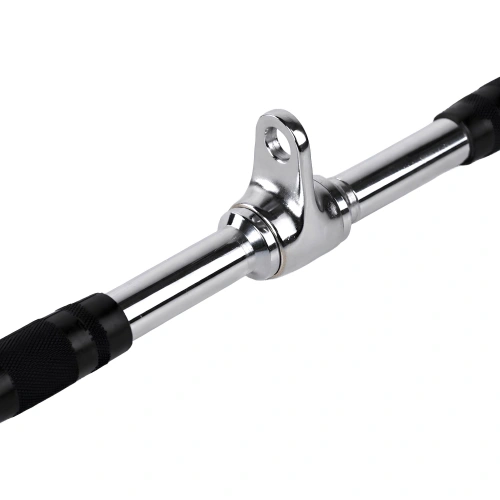 Straight Biceps Bar - Rubberized | Gym & Fitness - Close-up view