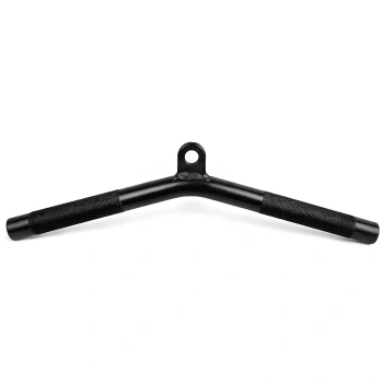 Triceps Bar - Gym | Knurled | Bodybuilding | Fitness - Full View