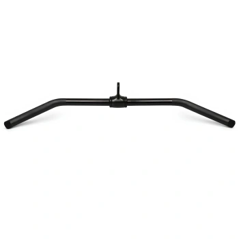 Lat Machine Bar for Guided Cable Machines - Gym - Full View