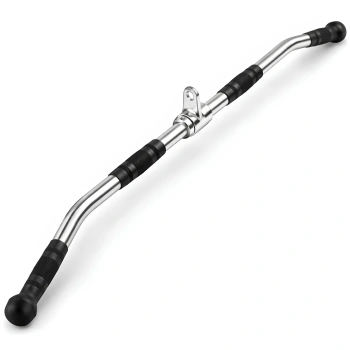 Curved Bar Grip for Lat Machine - Gym - Full View 2