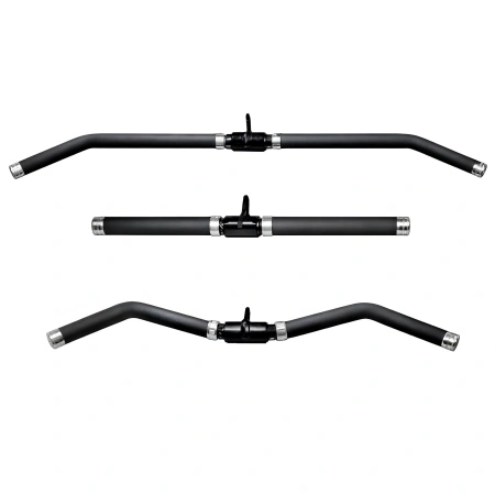 Ensemble de poignées - par Lat Machine, pour biceps et angle - Vue complète