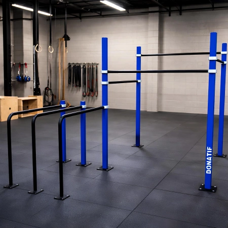 Käfig-Calisthenics-Rack mit parallelen Stangen C11 - D100 - Verwendung